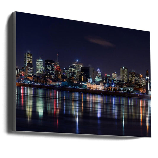 Artwork Montreal Night36X24inches- Unframed