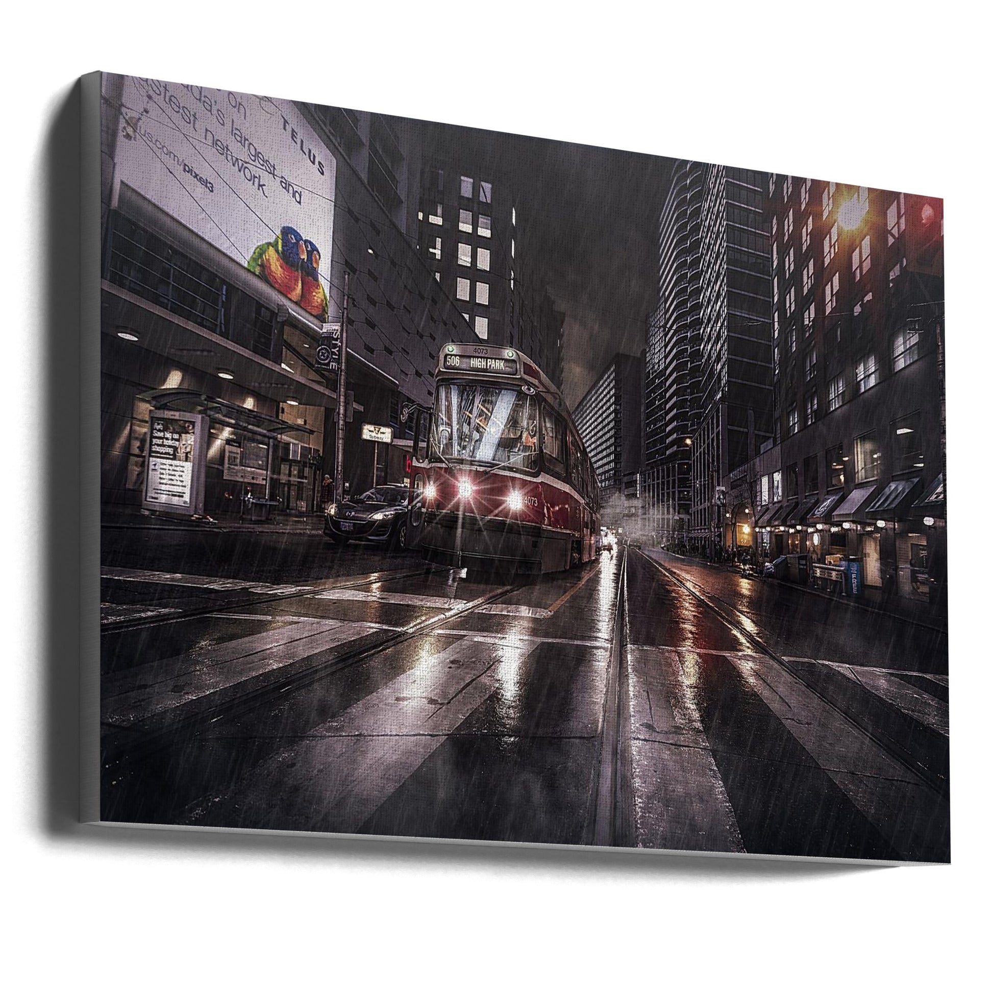 Street Stories - Toronto Wall Artwork Gallery Wrapped (Ready to Hang)