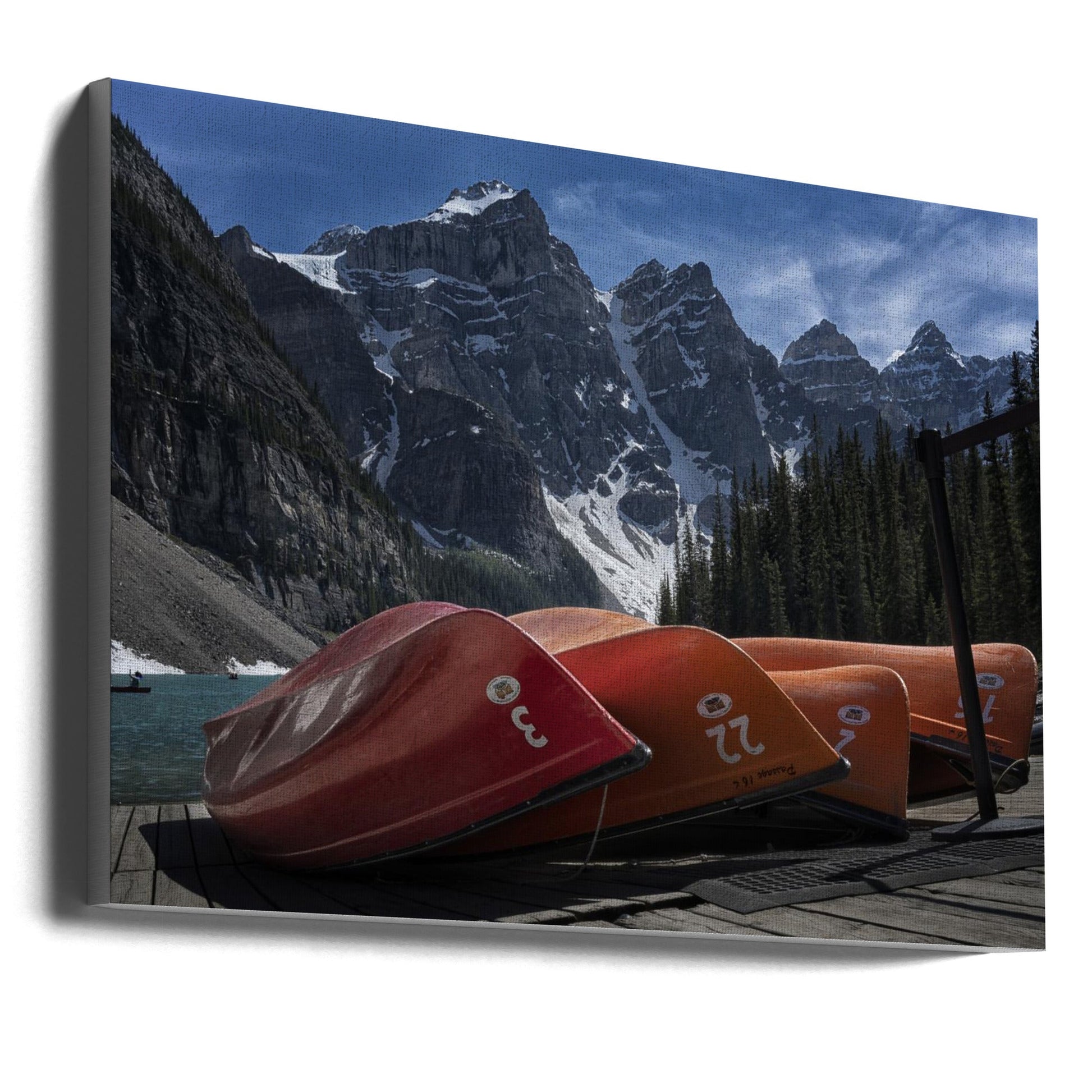 Wall art Four peaks-36X24inches-Gallery Wrapped (Ready to Hang)