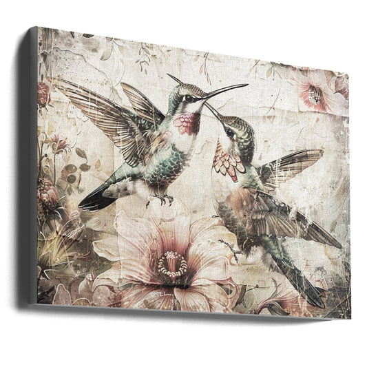 Bird Birds Animal Vintage Art Illustration Wallart 10 Wall Artwork Gallery Wrapped (Ready to Hang)