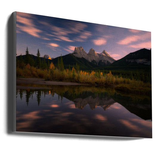 Wall art Three Sisters and A Little Brother-36X24inches-Gallery Wrapped (Ready to Hang)