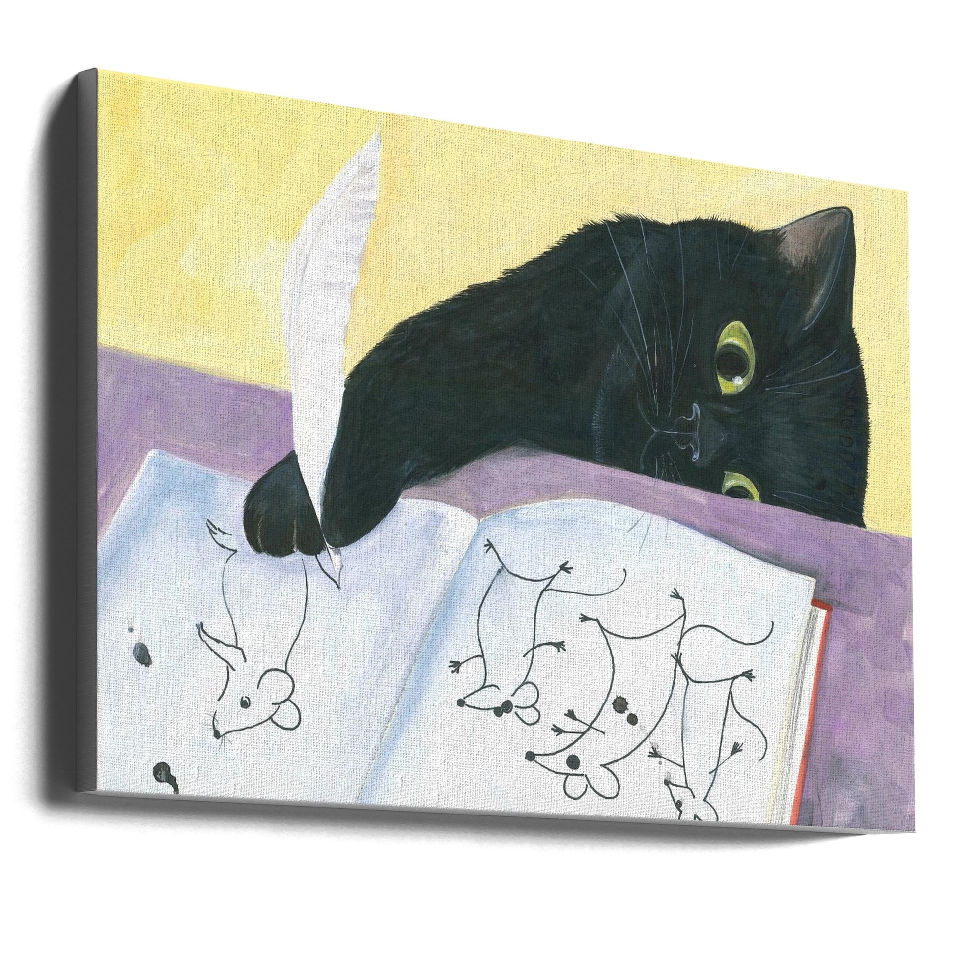 canvas prints Feline Imagination36X24inches- Unframed