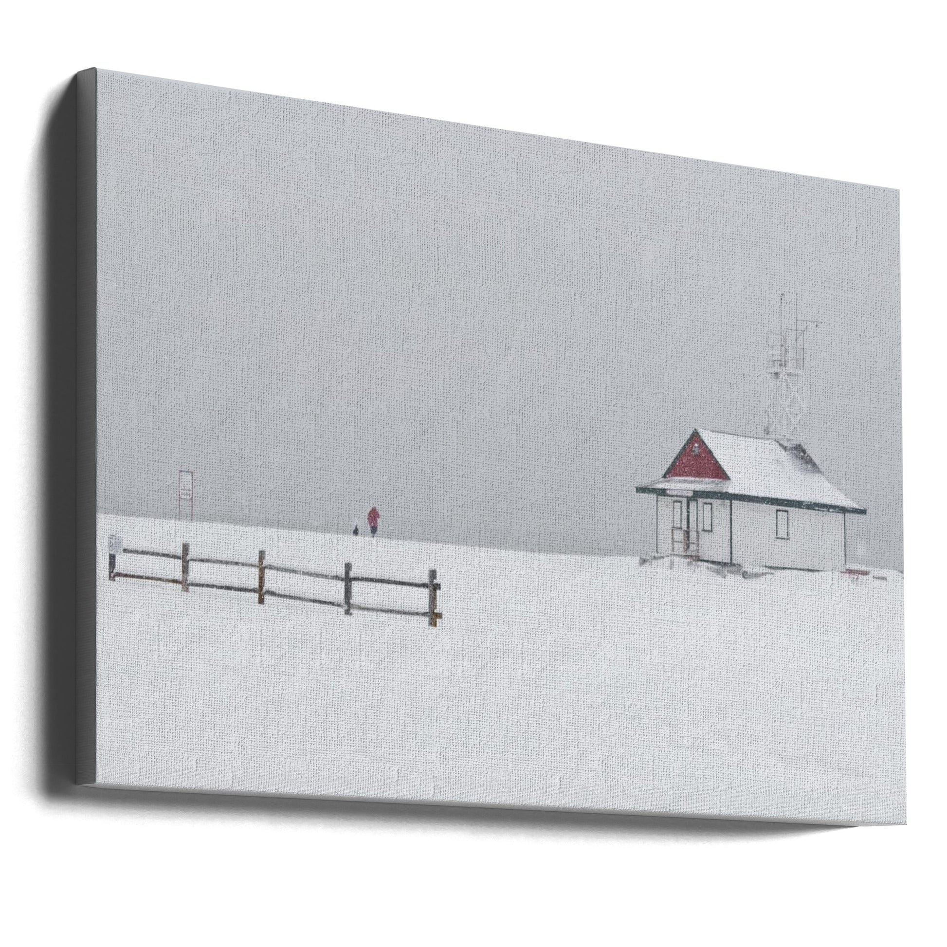 Guild House on the beach I-Wall Art Gallery Wrapped (Ready to Hang)-36X24inches