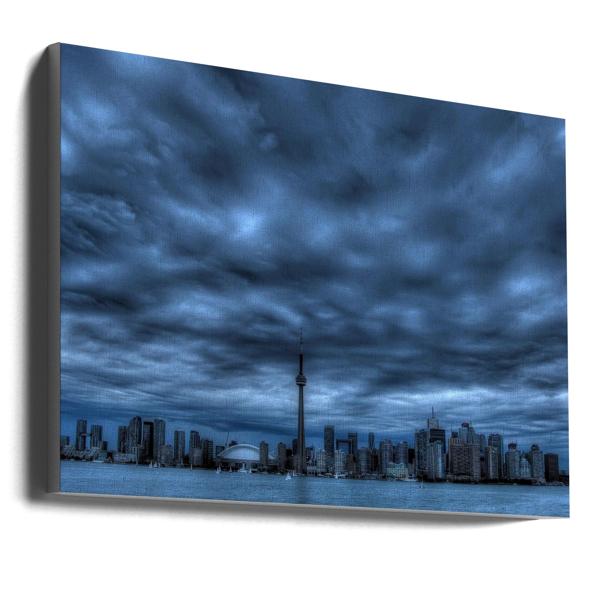 Toronto blue Wall Artwork Gallery Wrapped (Ready to Hang)