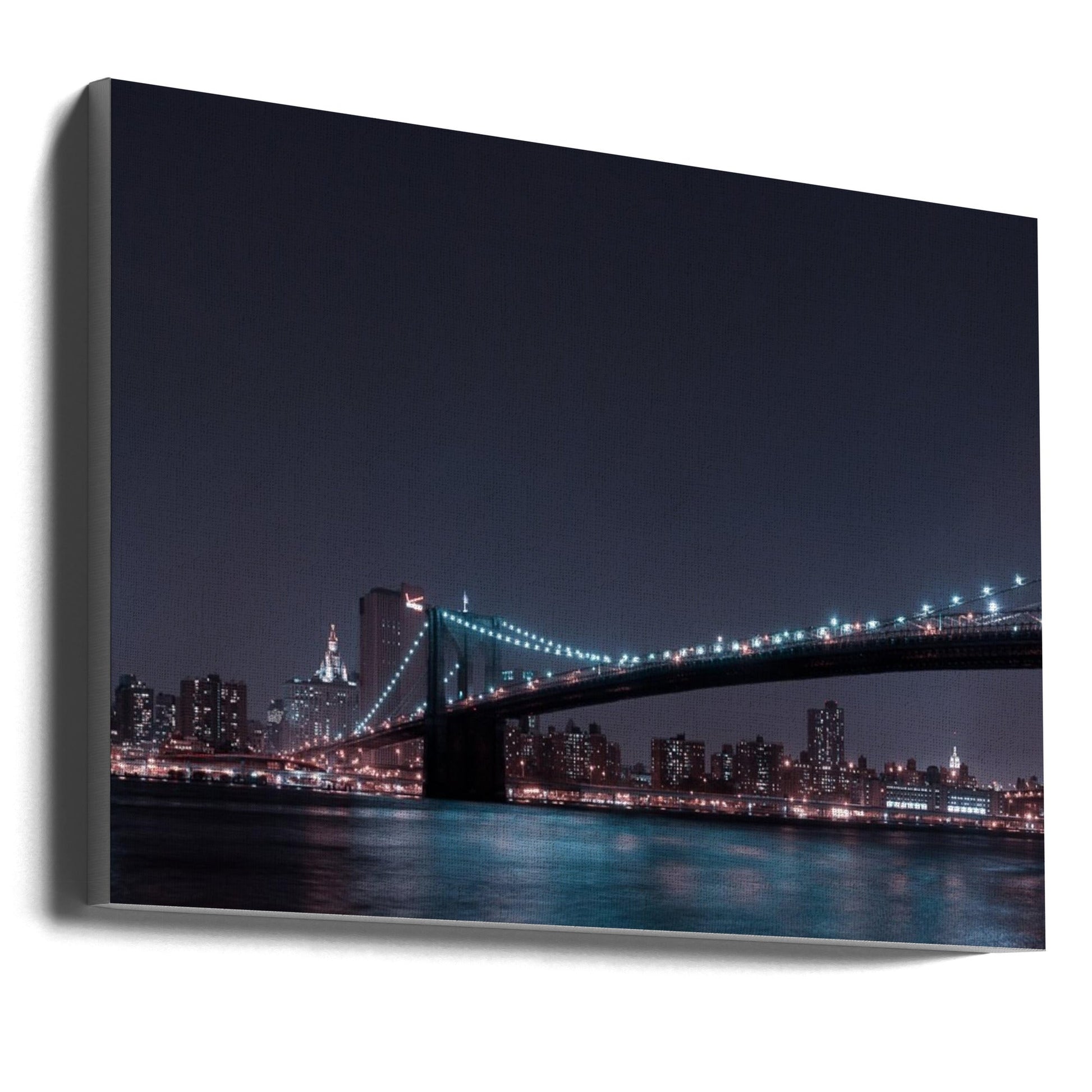 Artwork Manhattan Skyline and Brooklyn Bridge36X24inches- Unframed