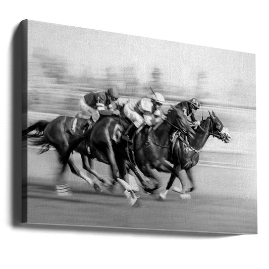 Artwork- Horse Racing @ Queen's Plate-20X16inches-Gallery Wrapped (Ready to Hang)