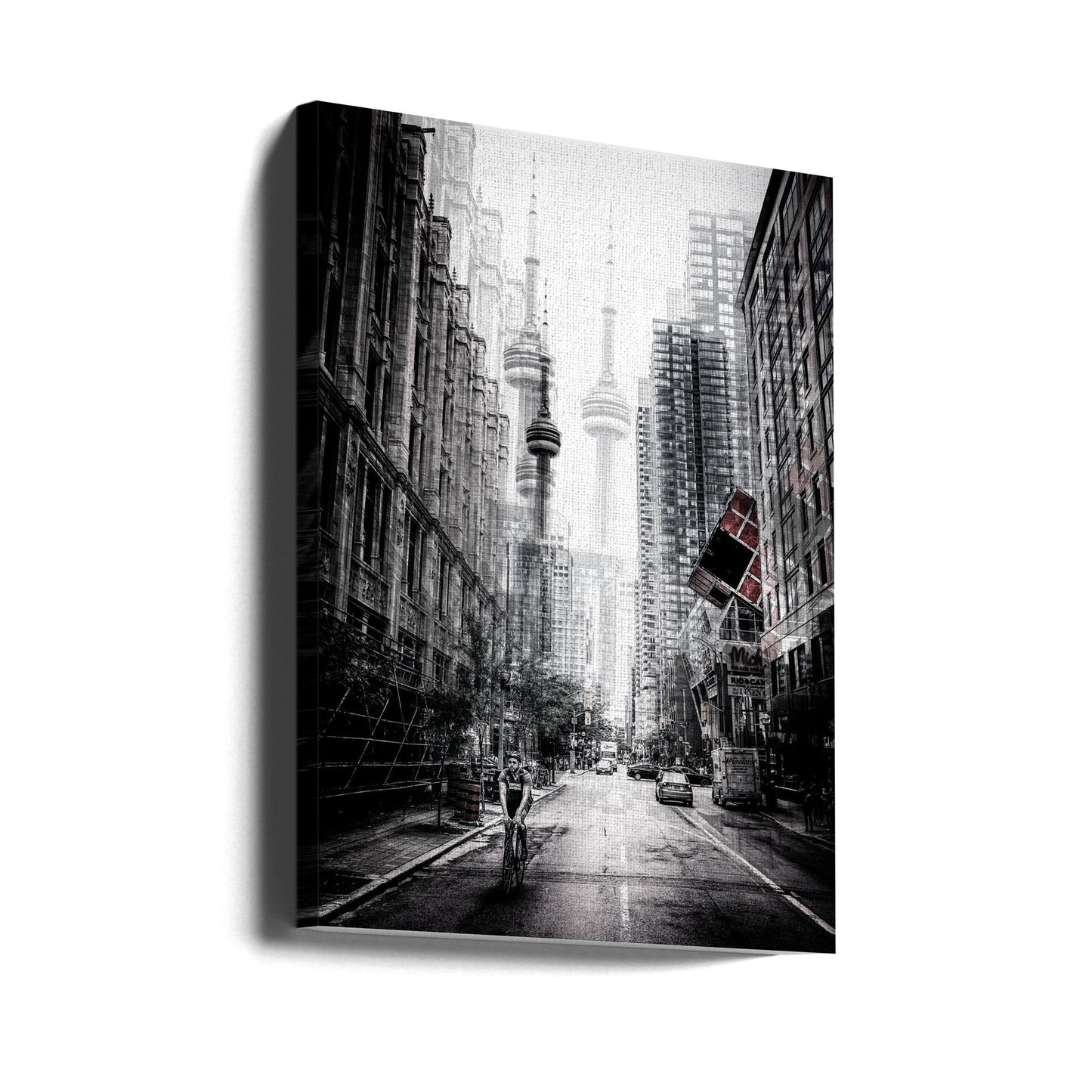 on the streets of Toronto Wall Artwork Gallery Wrapped (Ready to Hang)