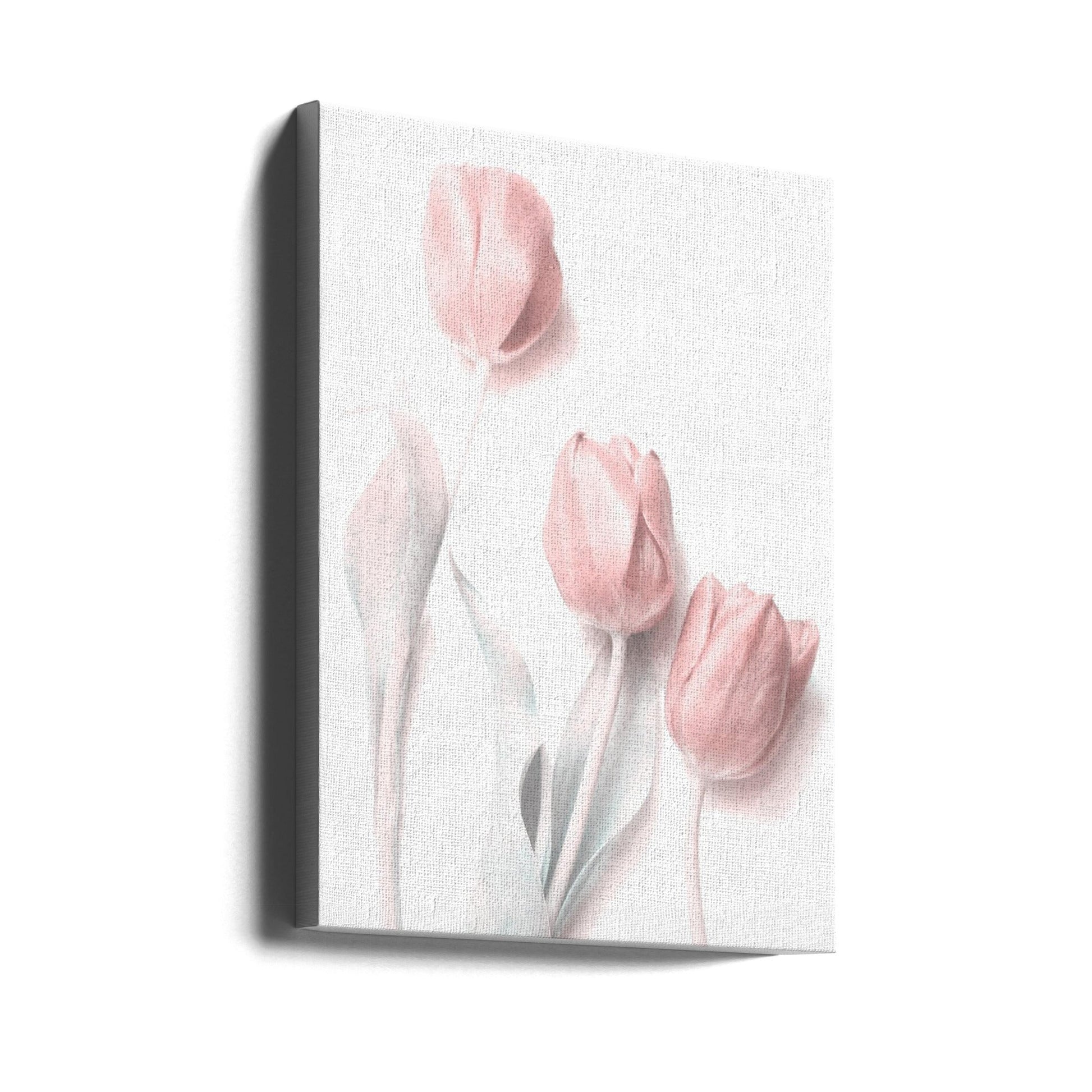 Sweet Pink Flower Wall Artwork Gallery Wrapped (Ready to Hang)