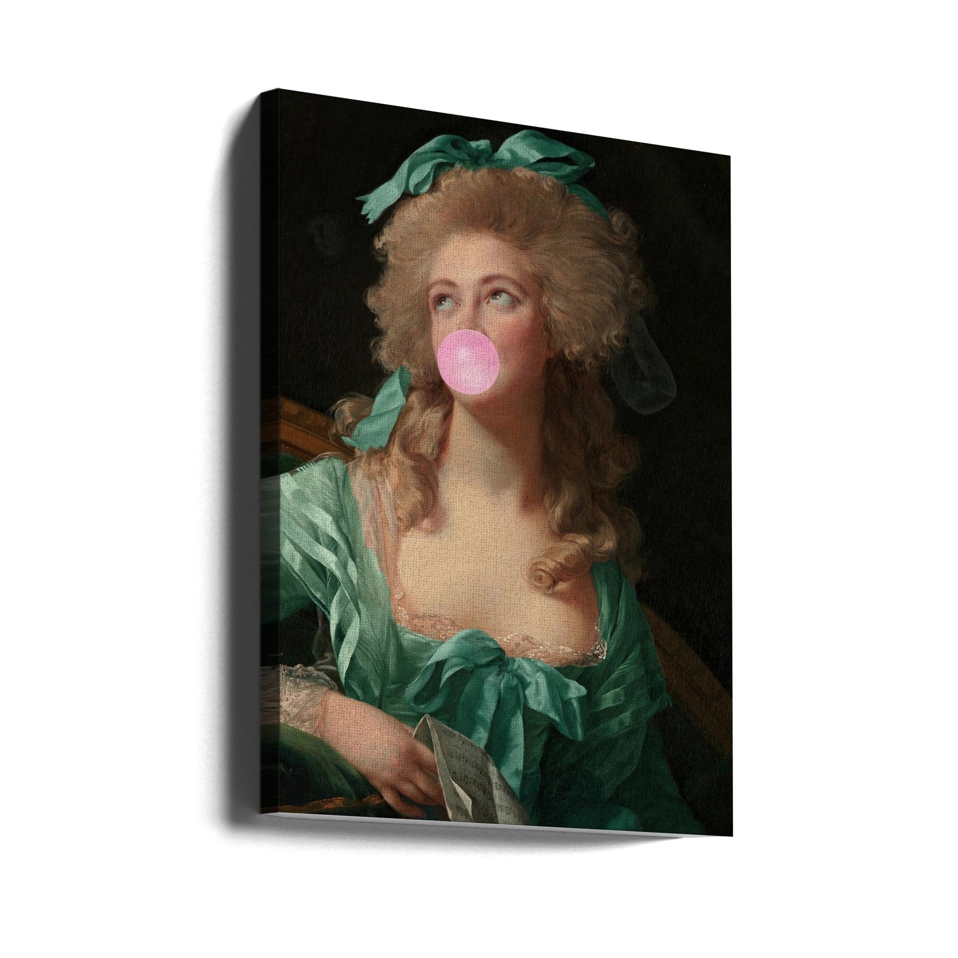 Artwork Madame Bubble-Gum24X36inches- Unframed