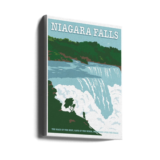 Wall art Niagara FallsTravel Print-24X36inches-Gallery Wrapped (Ready to Hang)