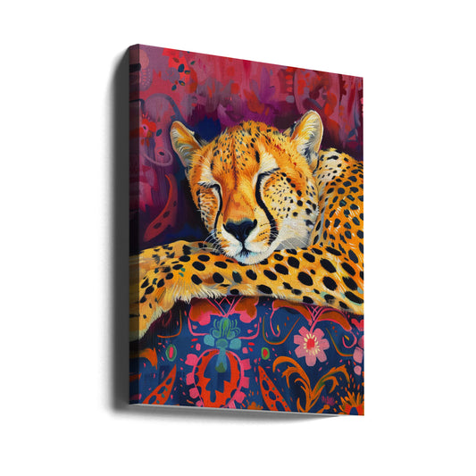 Wall art Resting Cheetah