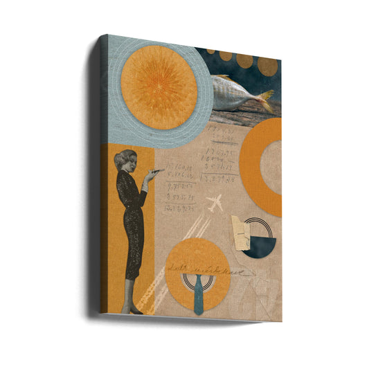 Abstract Art Canvas Print-wall-art-let-039-s-misbehave-24X36inches