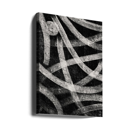 Abstract Art Canvas Print-wall-art-field-at-night-24X36inches