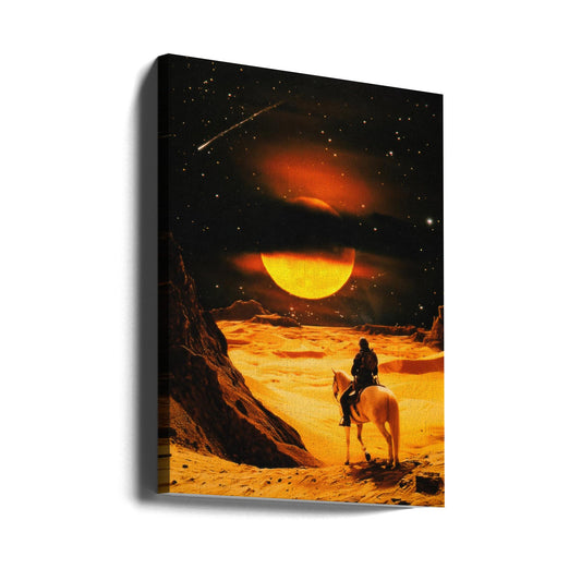 Artwork Western Space Adventure24X36inches- Unframed