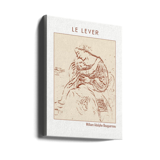 canvas prints Line Art Minimalist – Le Lever (1865)24X36inches- Unframed