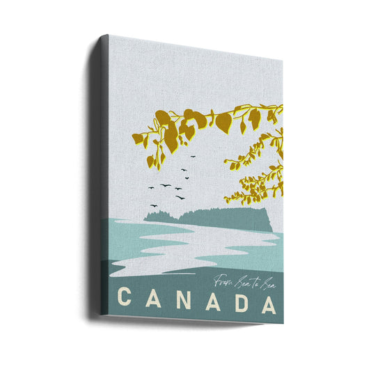 Wall art mellow anticipation Canadian Lakeland-24X36inches-Gallery Wrapped (Ready to Hang)