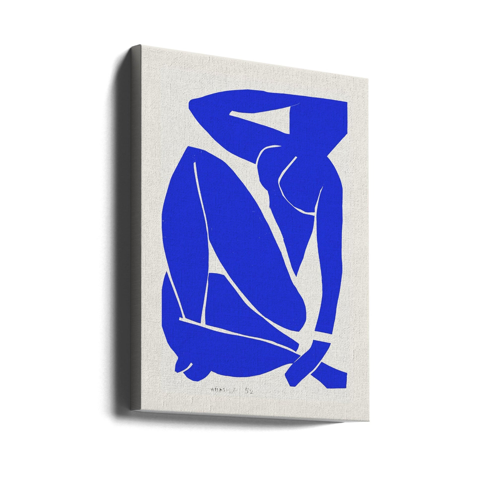 Artwork  Nudo Blu III 1952 16X20-inches