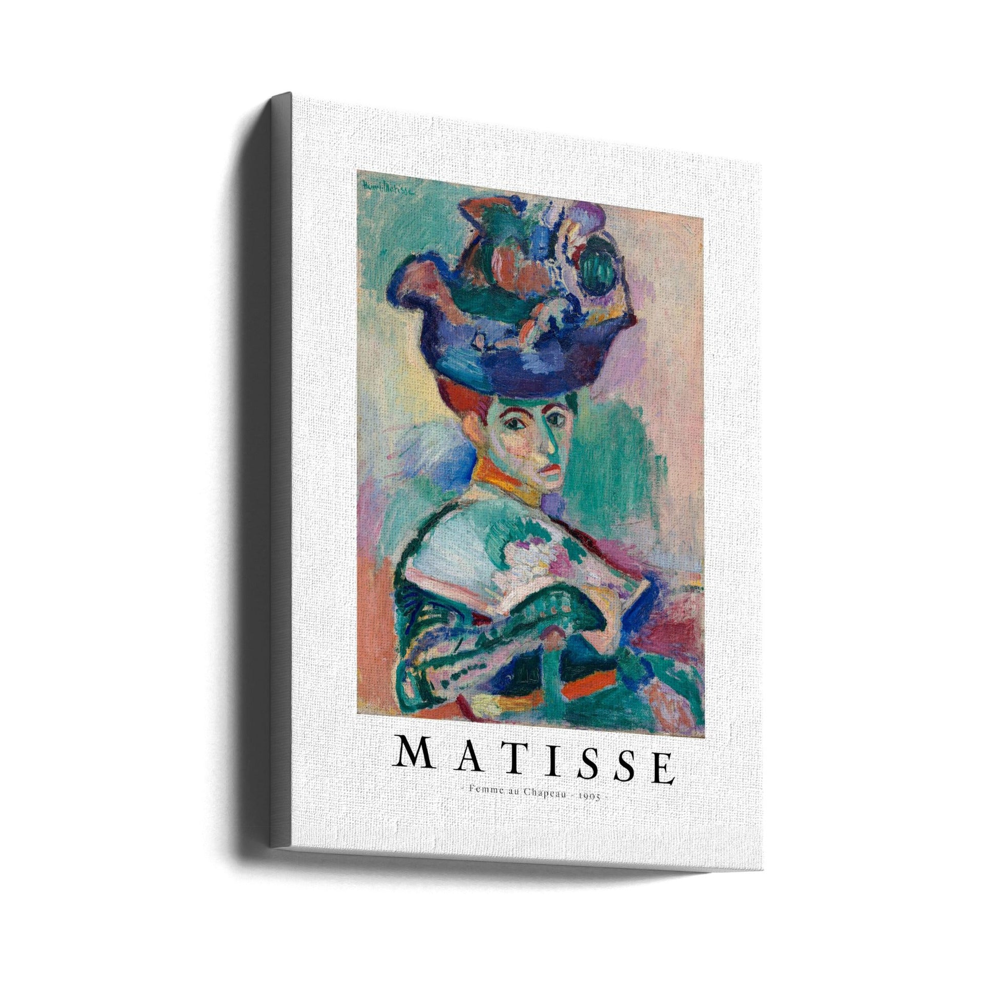 Artwork  Woman With Hat 1905 16X20-inches