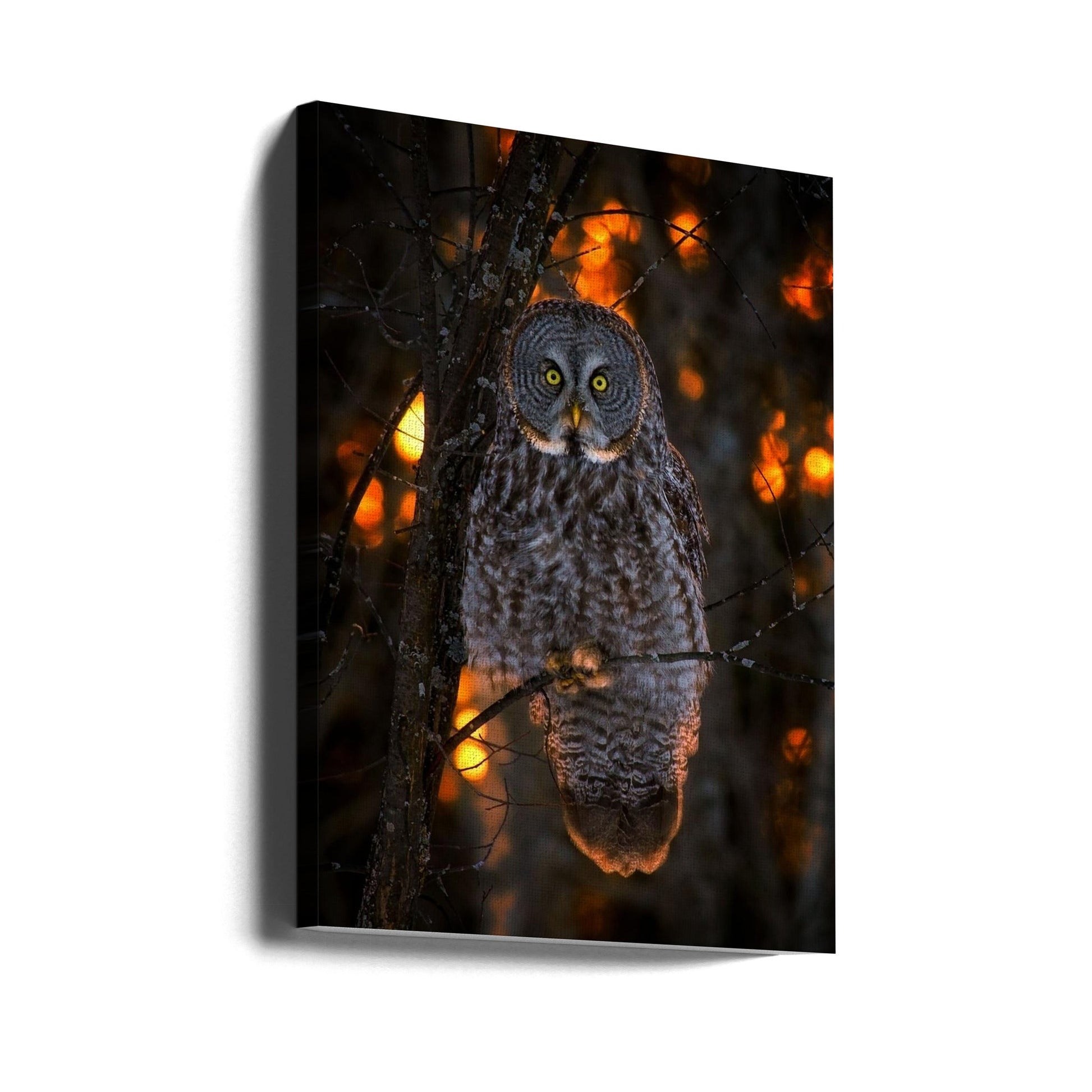 Wall art Solemn Sunset-24X36inches-Gallery Wrapped (Ready to Hang)