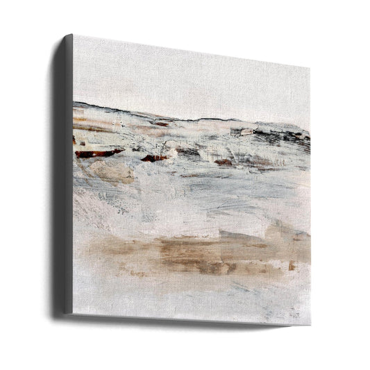 August No3 Abstract Waves Wall Artwork Gallery Wrapped (Ready to Hang)