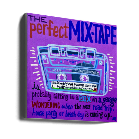Mix Tape Wall Artwork Gallery Wrapped (Ready to Hang)