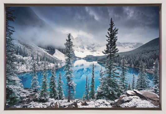 Artwork Morning blues36X24inches- Black Frame