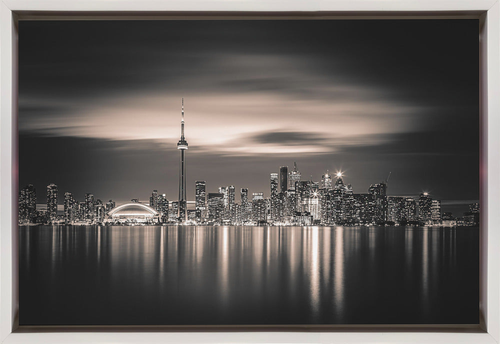 Toronto Wall Artwork In Black Floating Frame