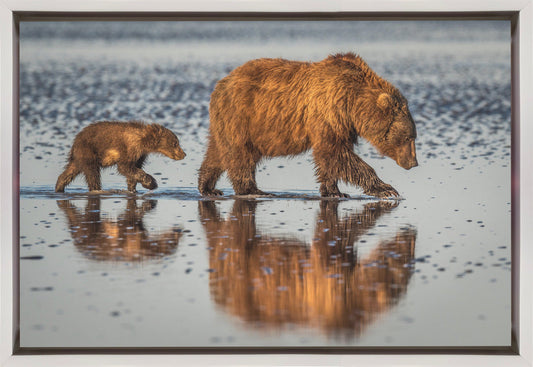 Artwork Beauty and the beast36X24inches- Black Frame