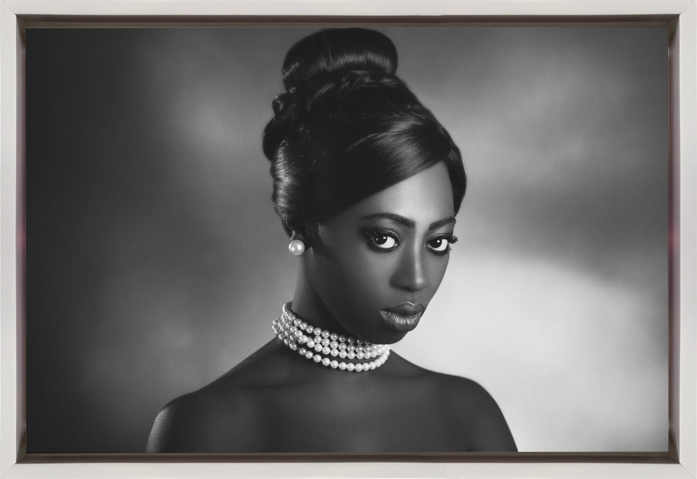 Artwork- The white pearls-36X24inches-Gallery Wrapped (Ready to Hang)