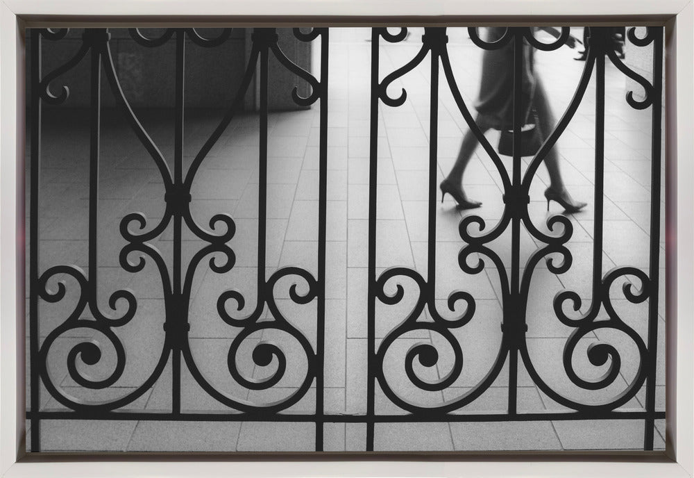 Artwork- street 15-48X36inches-In White Floating Frame