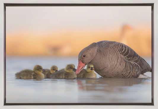 Artwork happy family36X24inches- Black Frame