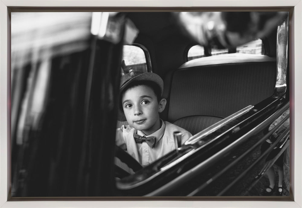 Artwork- Untitled-48X36inches-In White Floating Frame