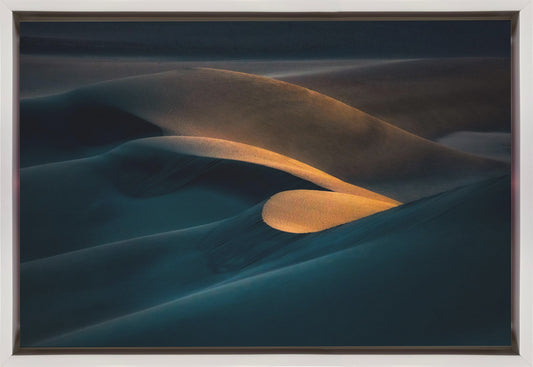 Heart of desert Wall Artwork In Black Floating Frame