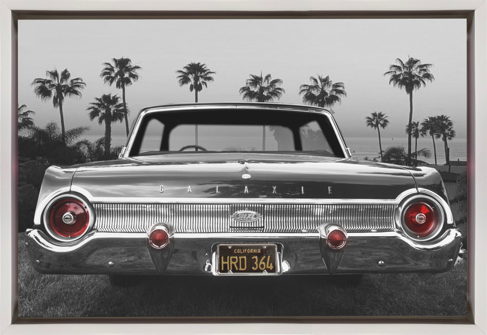 Ford Galaxie 500XL Wall Artwork In Black Floating Frame
