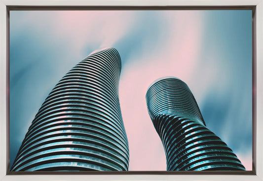 Organic but Different II Mississauga Wall Artwork In Black Floating Frame