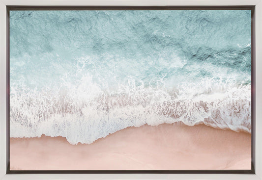 Artwork Beach Vibes III36X24inches- Black Frame