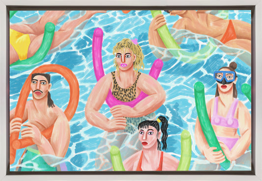 Supplément Frite Wall Artwork In Black Floating Frame