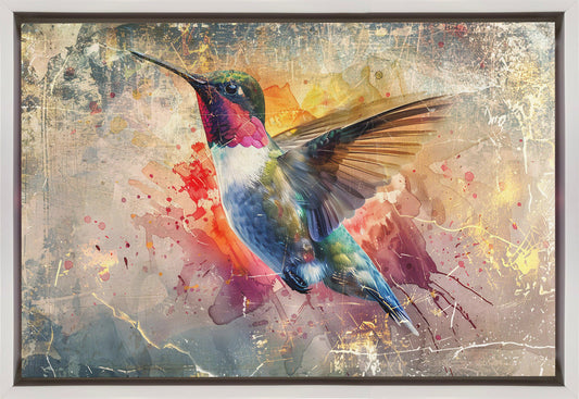 Artwork Bird Birds Animal Vintage Art Illustration Wallart 1336X24inches- Black Frame