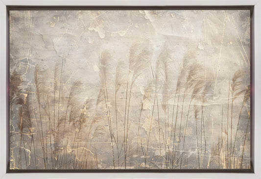 Jungle Leaves Art Illustration Wallart 40 Wall Artwork In Black Floating Frame