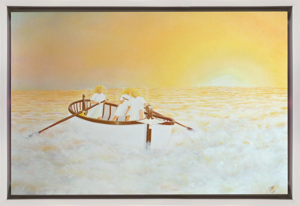 canvas prints Soul Searchers36X24inches- Black Frame