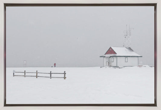 Guild House on the beach I-Wall Art In Black Floating Frame-36X24inches