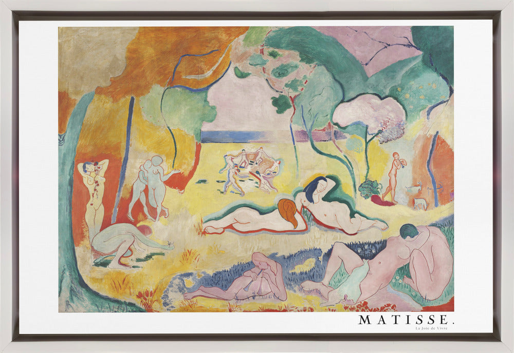 Artwork  La Joie De Vivre, With Boarder 36X24-inches