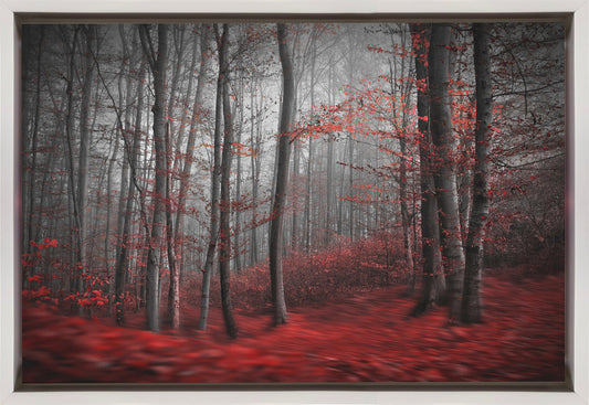 Artwork Bloody River36X24inches- Black Frame