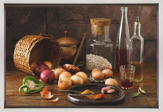 Artwork Smells. Food36X24inches- Black Frame