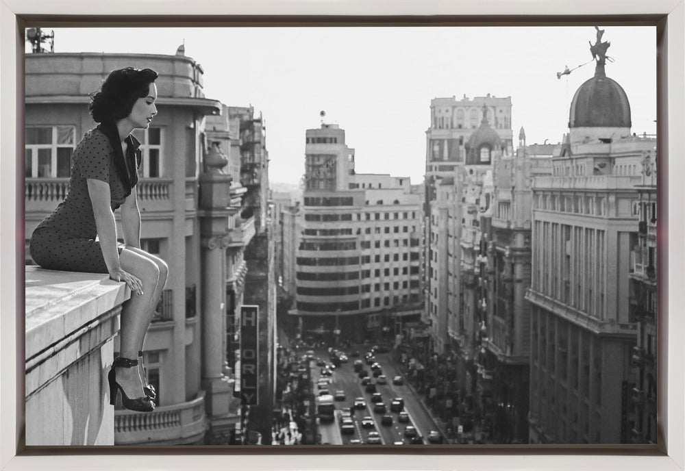 Artwork Mad Madrid36X24inches- Black Frame