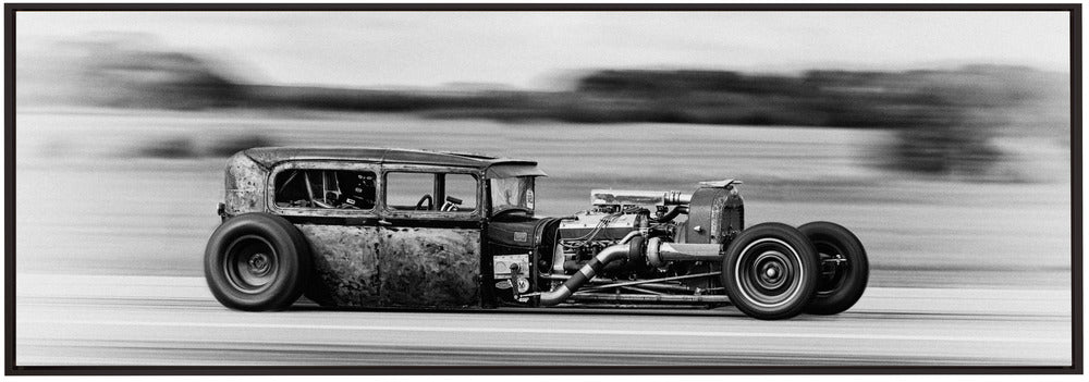 Artwork- Lowrider-36X24inches-In Black Floating Frame