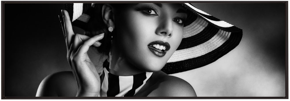 Artwork- Blackandwhite-36X24inches-In Black Floating Frame