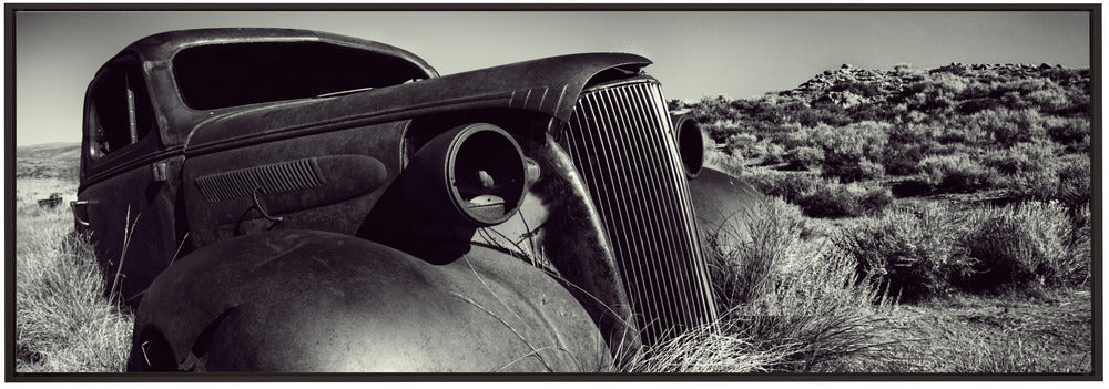 Artwork- Disposed-Car-36X24inches-In Black Floating Frame