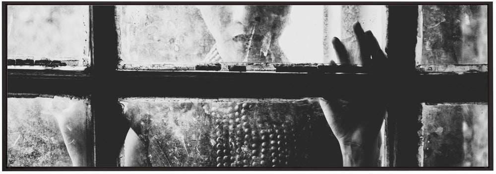 Artwork- Trapped-36X24inches-In Black Floating Frame