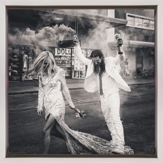 North Las Vegas Wall Artwork In Black Floating Frame